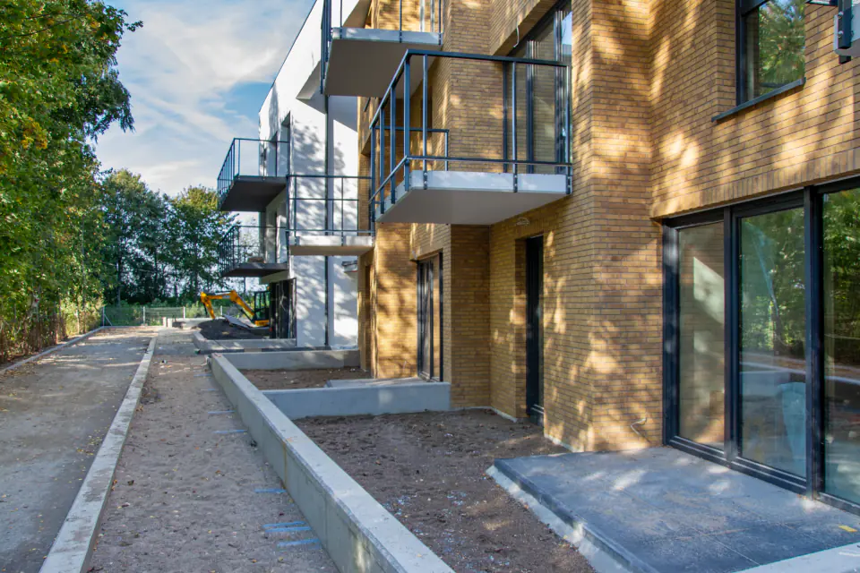 Ogródki apartamentów na parterze