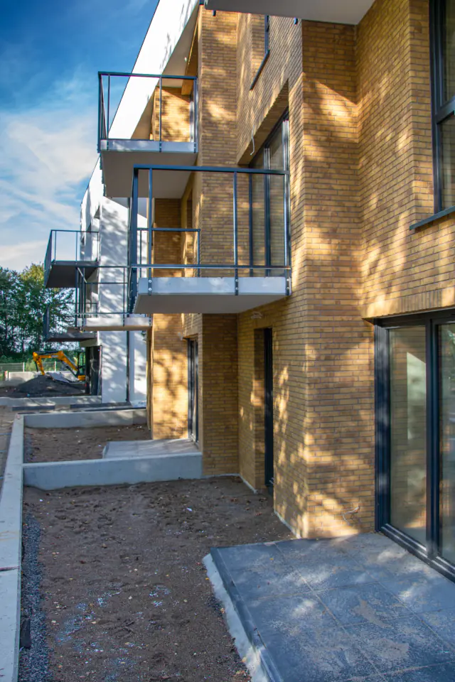 Taras apartamentu na parterze